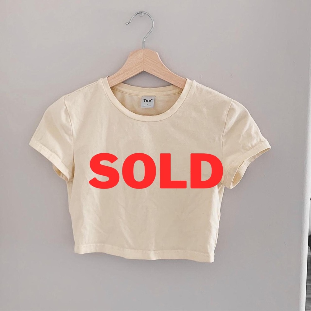 ARITZIA - TNA ORITZ CROPPED TEE